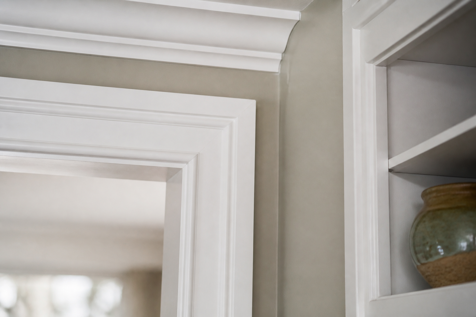 Interior trim and millwork detail
